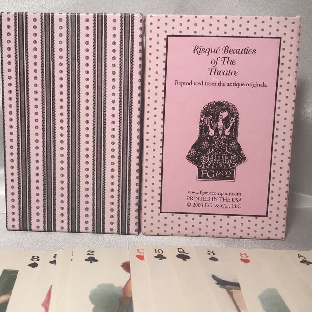FG & Co, Risqué Beauties of the Theatre, Deck of Playing Cards